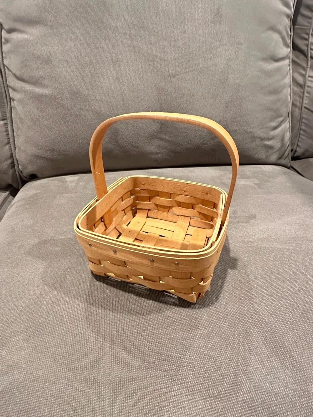 Longaberger handwoven basket